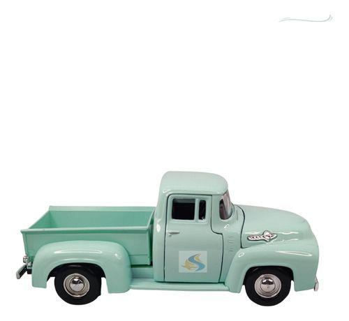 Imagem de Carrinho De Ferro Miniatura  1955 Ford F-100 Pickup 1.24