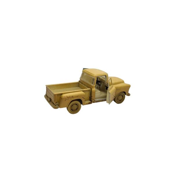 Imagem de Carrinho de Ferro Miniatura Chevy Stepside 1955 Enlameado 1:32 Kinsmart