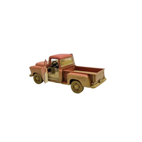 Imagem de Carrinho de Ferro Miniatura Chevy Stepside 1955 Enlameado 1:32 Kinsmart