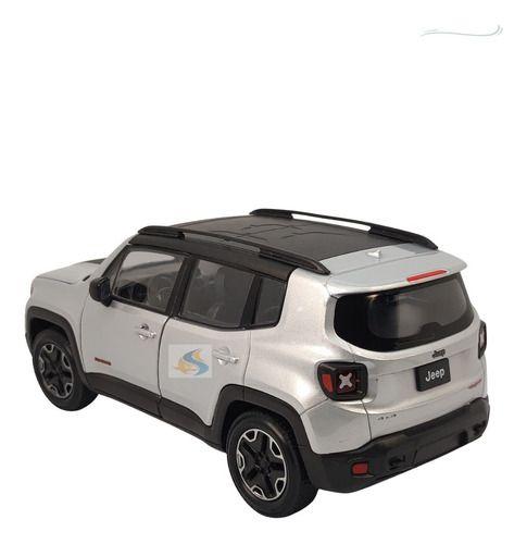 Imagem de Carrinho De Ferro Miniatura Jeep Renegade 1/24 Abre A Porta