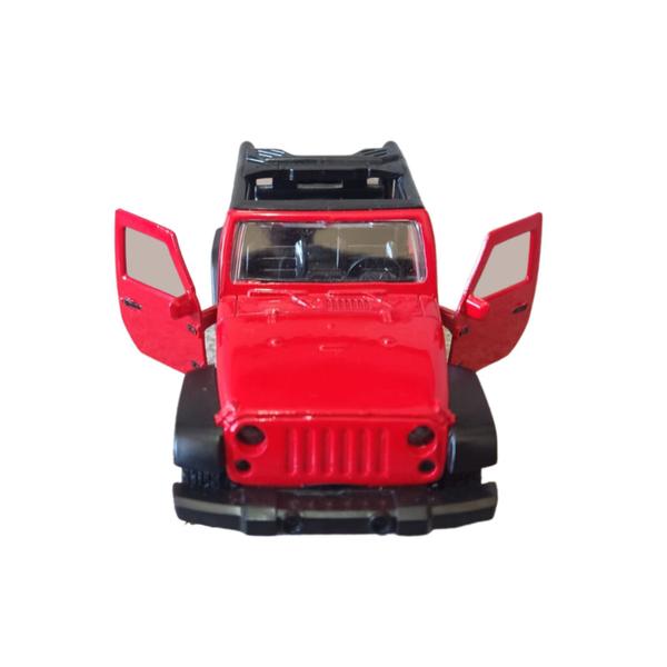 Imagem de Carrinho De Ferro Miniatura Jeep Wrangler Abre A Porta