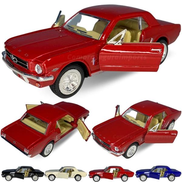 Carrinho De Ferro Miniatura Mustang 1964 Metal Abre A Porta - Europio Imagem de Carrinho De Ferro Miniatura Mustang 1964 Metal Abre A Porta