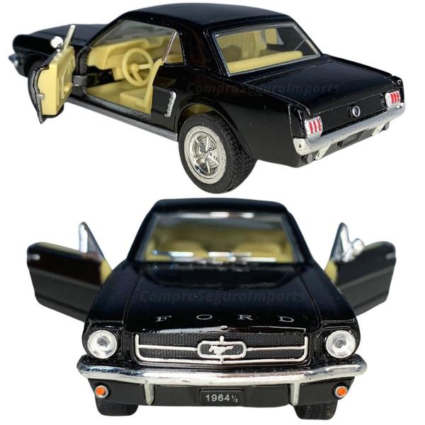 Carrinho De Ferro Miniatura Mustang 1964 Metal Abre A Porta - Europio Imagem de Carrinho De Ferro Miniatura Mustang 1964 Metal Abre A Porta