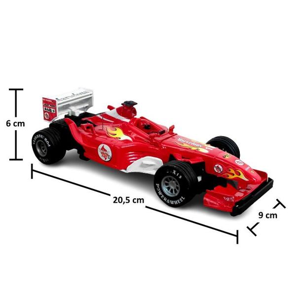 Imagem de Carrinho de Formula 1 de Controle Infantil Vermelho