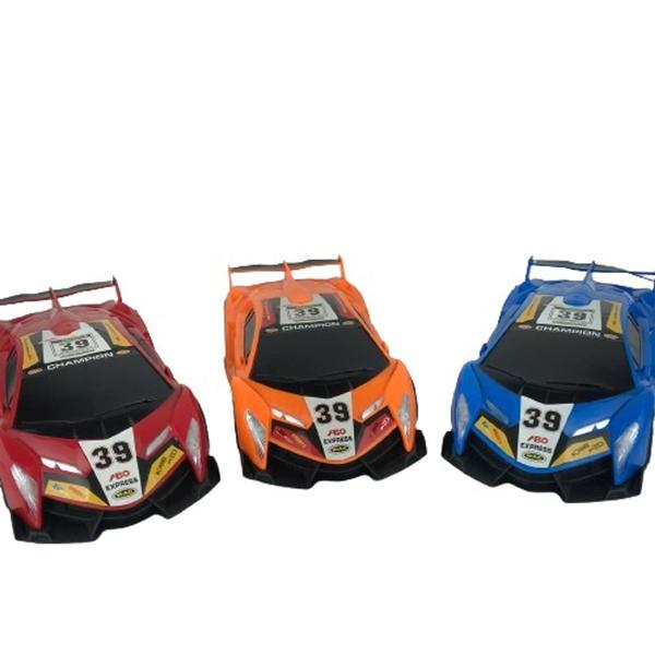 Imagem de Carrinho de Fricção Corrida Pull Back, brinquedo de alta velocidade divertido com cores vibrantes