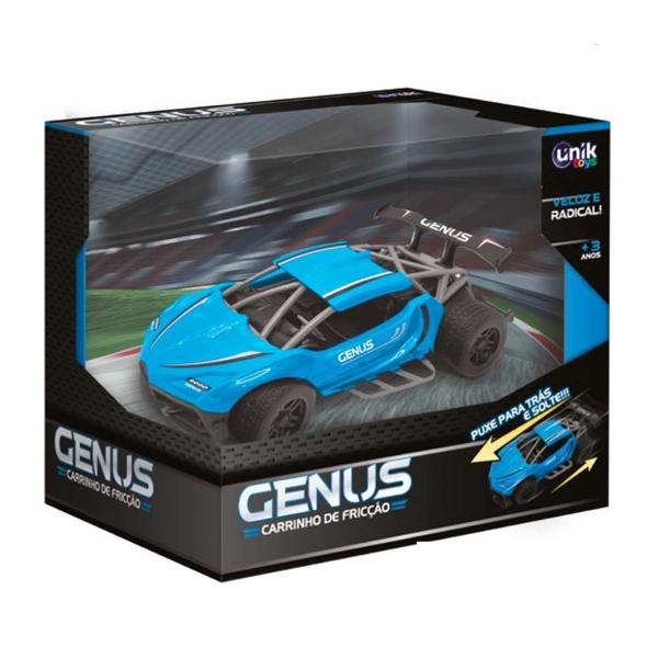 Imagem de Carrinho de Fricção - Genus - Azul - Unik Toys