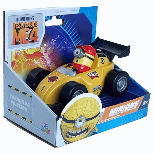 Imagem de Carrinho de Fricção Minions Racer Car Meu Malvado Favorito 4