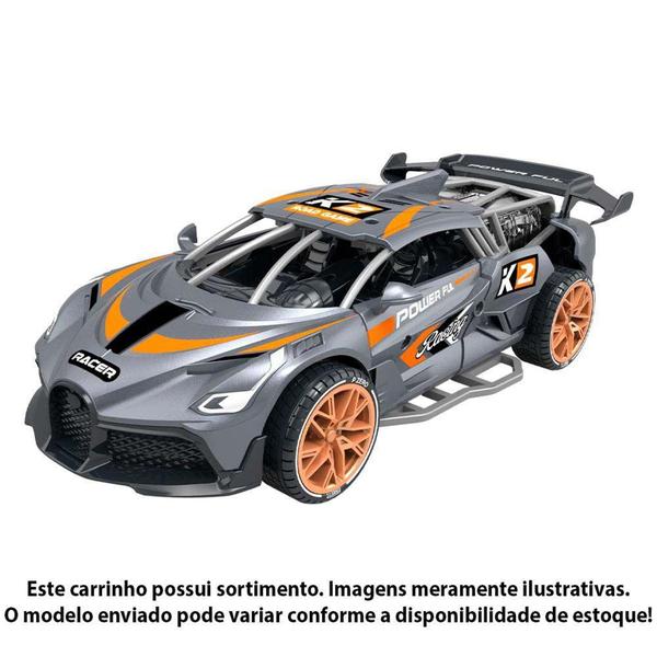 Imagem de Carrinho de Fricção - Racer Power - Luz e Som - Sortido - DM Toys