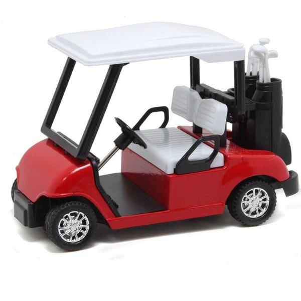 Imagem de Carrinho de golfe elétrico de jardim modelo fundido em escala 1/20