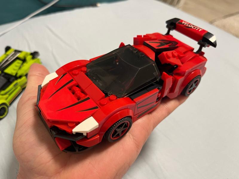 Imagem de Carrinho de montar estilo lego racing brinquedo de blocos