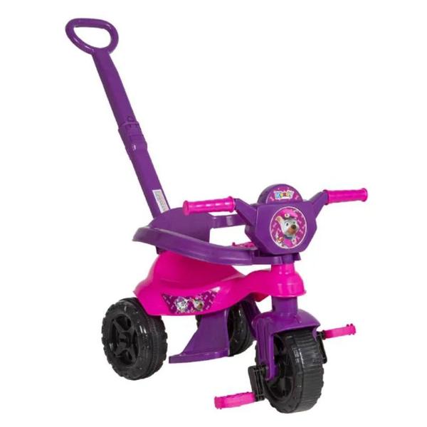 Imagem de Carrinho de Passeio C/ Pedal infantil Kemotoca Baby Dog Rosa