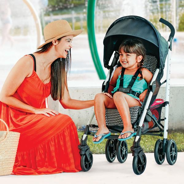 Imagem de Carrinho de passeio Chicco Liteway Compact Fold com dossel 18kg Cosmo