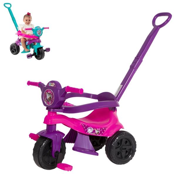 Imagem de Carrinho de Passeio com Pedal Infantil Kemotoca Baby - Diversão e Segurança