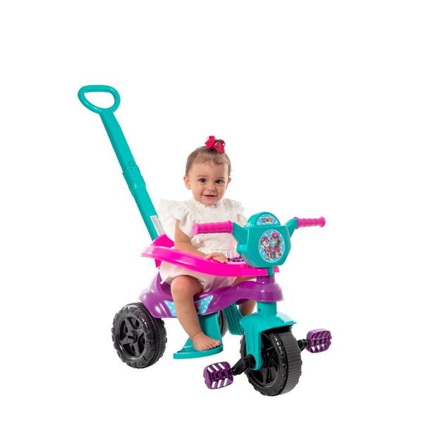 Imagem de Carrinho de Passeio com Pedal Infantil KEMOTOCA Baby Dog Roxo