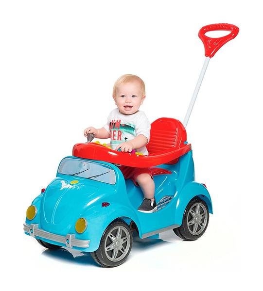 Imagem de Carrinho de Passeio e Pedal - 1300 Fouks Azul - Calesita