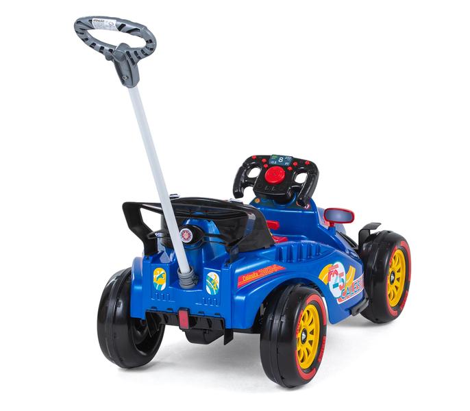 Imagem de Carrinho De Passeio E Pedal Baby Corrida Formula 1 F25 Para Criança Brinquedo Infantil Andador Bebê