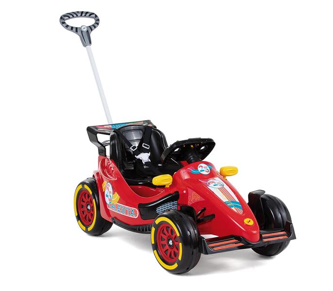 Imagem de Carrinho De Passeio E Pedal Baby Corrida Formula 1 F25 Para Criança Brinquedo Infantil Andador Bebê