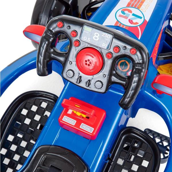 Imagem de Carrinho de passeio e pedal infantil f25 azul - calesita 