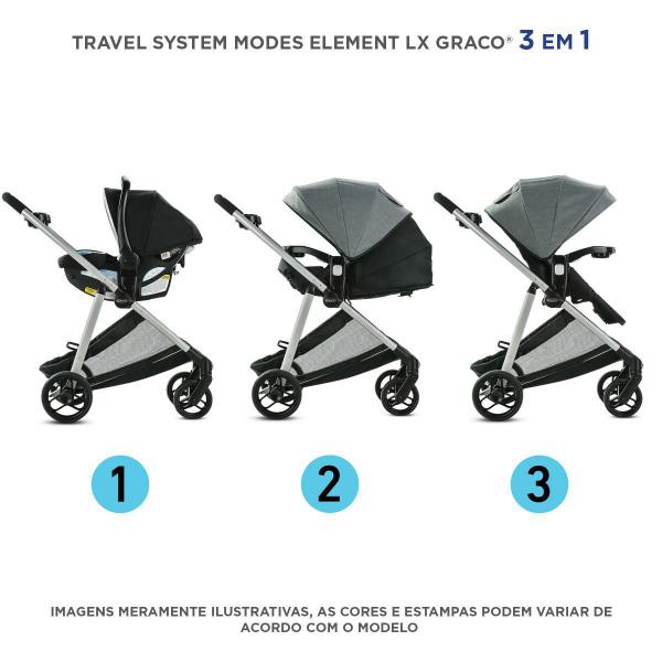 Imagem de Carrinho de Passeio Graco Travel System Element LX ul