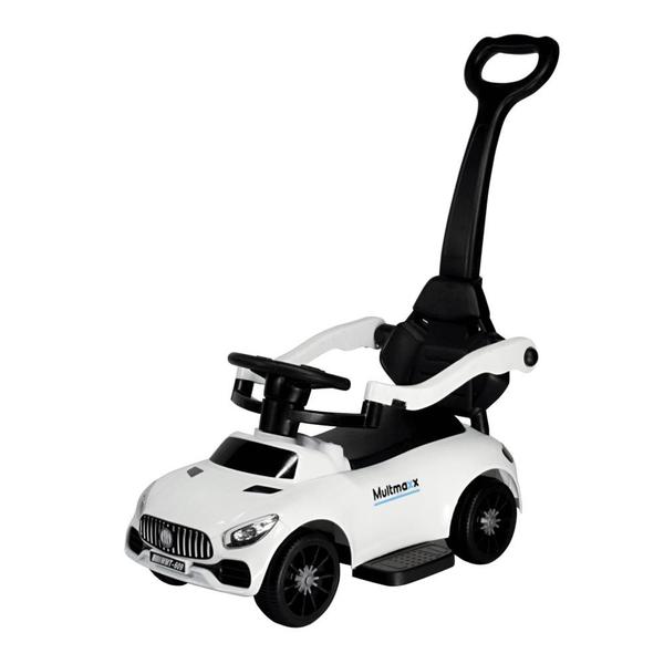 Imagem de Carrinho de Passeio Infantil Criança com Empurrador Branco até 30Kg Multmaxx