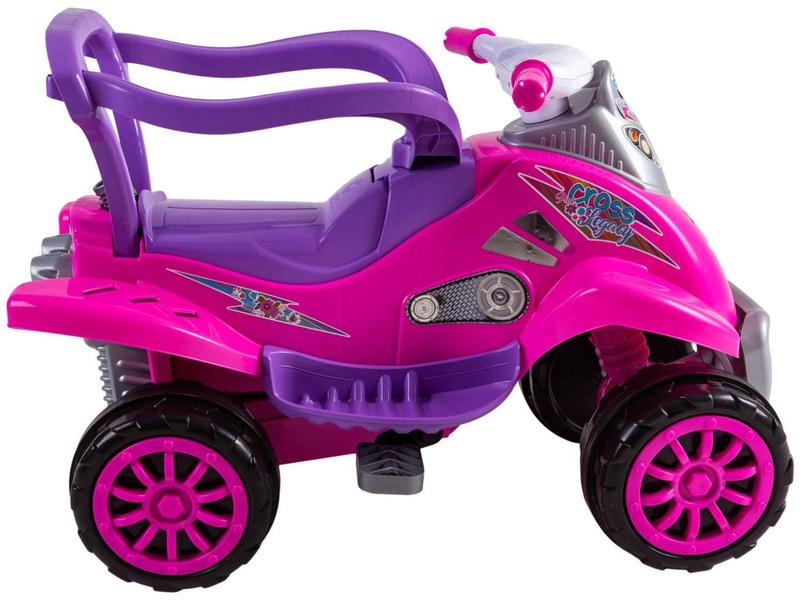 Imagem de Carrinho de Passeio Infantil Cross Legacy Pink - com Pedal com Empurrador Calesita