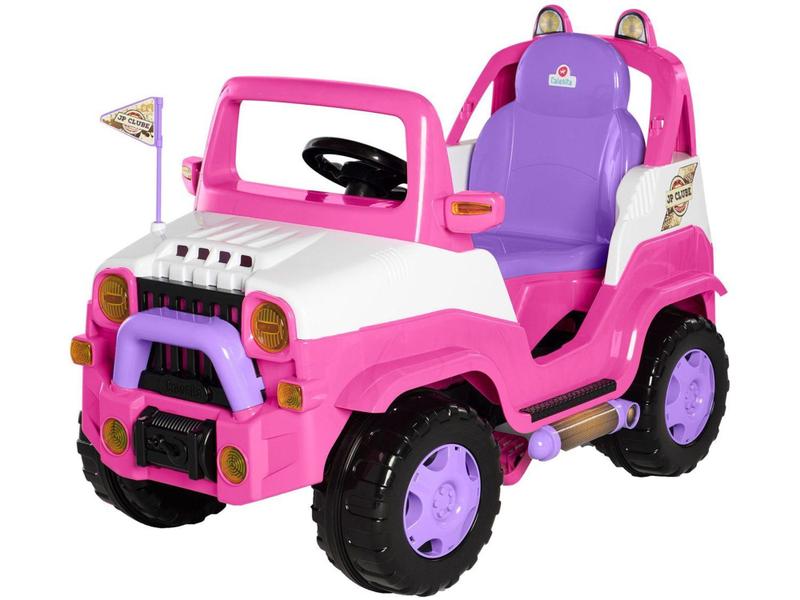 Imagem de Carrinho de Passeio Infantil Jipe Diipi com Pedal - com Empurrador Calesita