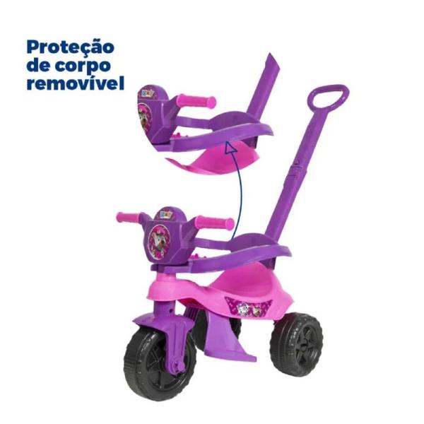 Imagem de Carrinho de Passeio Infantil Kendy Kemotoca Baby Dog Rosa Multifuncional - 18 meses+