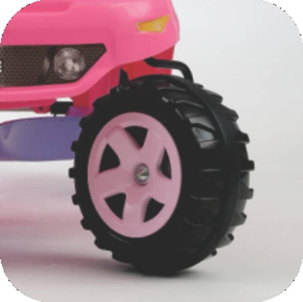 Imagem de Carrinho de Passeio Infantil Rosa Push Baby Easy Ride Biemme