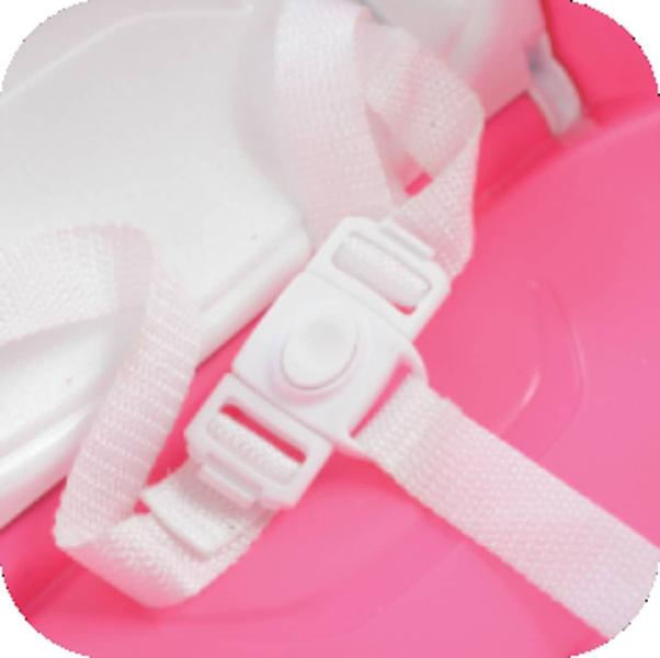 Imagem de Carrinho de Passeio Infantil Rosa Push Baby Easy Ride Biemme