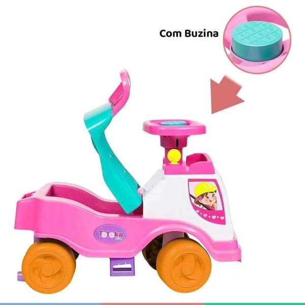 Imagem de Carrinho de Passeio Infantil Totoka Plus Rosa - Cardoso Toys