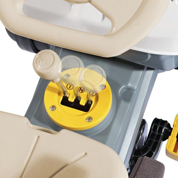 Imagem de Carrinho De Passeio Ou Pedal Com Empurrador Kombi Vermelha 8055 - Poliplac