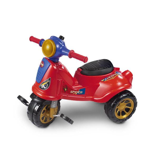 Imagem de Carrinho De Passeio Ou Pedal Infantil Triciclo Avespa Com Empurrador Maral