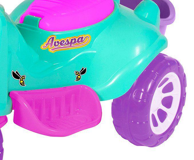 Imagem de Carrinho De Passeio Ou Pedal Infantil Triciclo Avespa - Maral