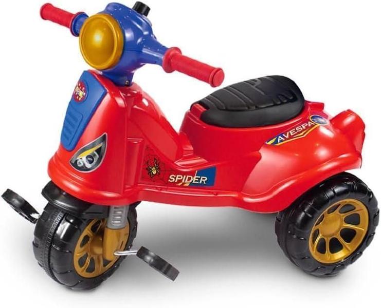 Imagem de Carrinho De Passeio Ou Pedal Infantil Triciclo Avespa Spider