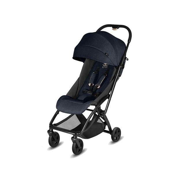 Imagem de Carrinho de Passeio Para Bebê Compacto Etu Crunch Blue Jeans CBX 0 à 15 Kg  Capota Extensível - Azul  Premium  2489