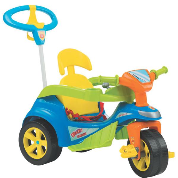 Carrinho de Passeio Pedal Biemme Triciclo Baby Trike Azul Imagem de Carrinho de Passeio Pedal Biemme Triciclo Baby Trike Azul
