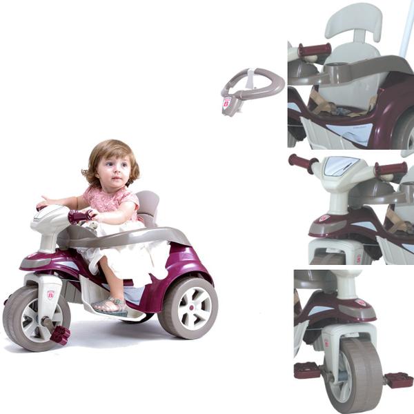 Imagem de Carrinho de Passeio Pedal Biemme Triciclo Baby Trike Elegance