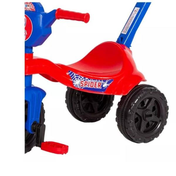 Imagem de Carrinho de Passeio Pedal Infantil Kemotoca Spider C/ Haste