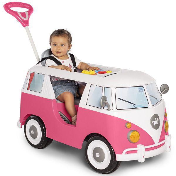 Imagem de Carrinho de Passeio Pedal Kombina Rosa Calesita 1030