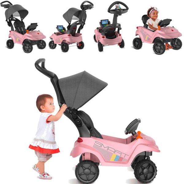 Imagem de Carrinho de Passeio Smart Baby Comfort Bandeirante Rosa