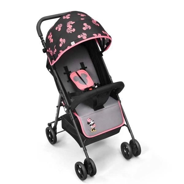 Imagem de Carrinho De Passeio Twist Minnie Mouse Cor Preto Dobrável Até 0m-15Kg - Multkids