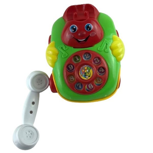 Imagem de Carrinho De Plástico Movido á Corda Com Formato de Telefone Exclusivo