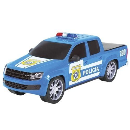 Imagem de Carrinho de policia sportcar brinquedo infantil poliplac