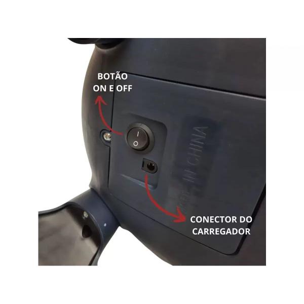 Imagem de Carrinho de Rolimã Elétrico 6V Laranja ImportWay - BW188LR