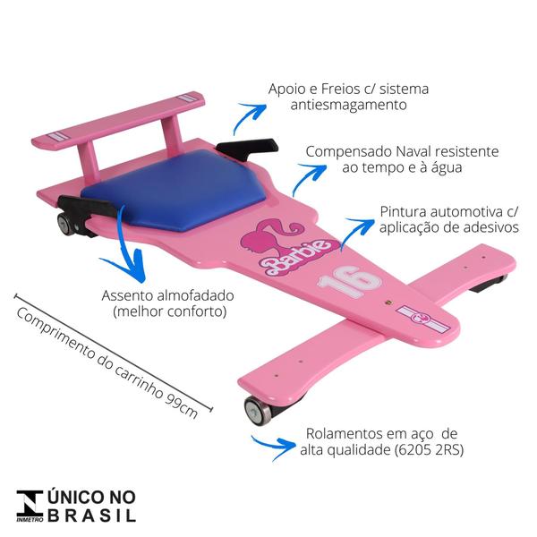 Imagem de Carrinho de Rolimã F1 Barbie