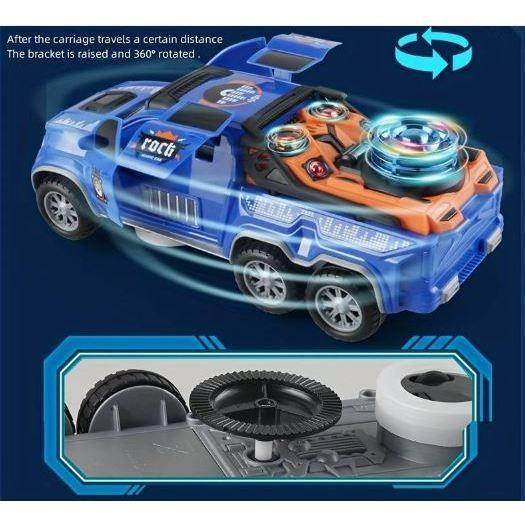 Carrinho De Som Caminhonete Rock Music Car Com Luzes Giro 360º - Toy King Imagem de Carrinho De Som Caminhonete Rock Music Car Com Luzes Giro 360º