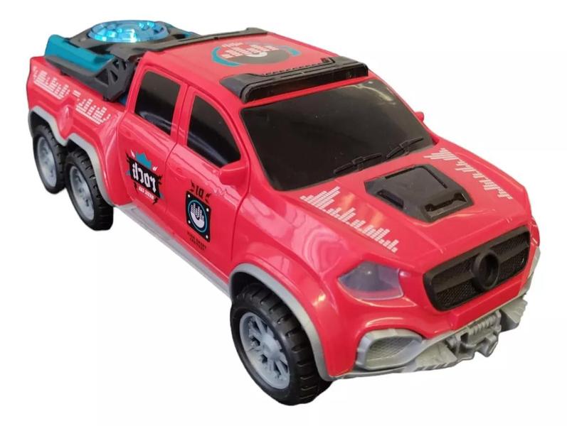 Carrinho De Som Caminhonete Rock Music Car Com Luzes Giro 360º - Toy King Imagem de Carrinho De Som Caminhonete Rock Music Car Com Luzes Giro 360º