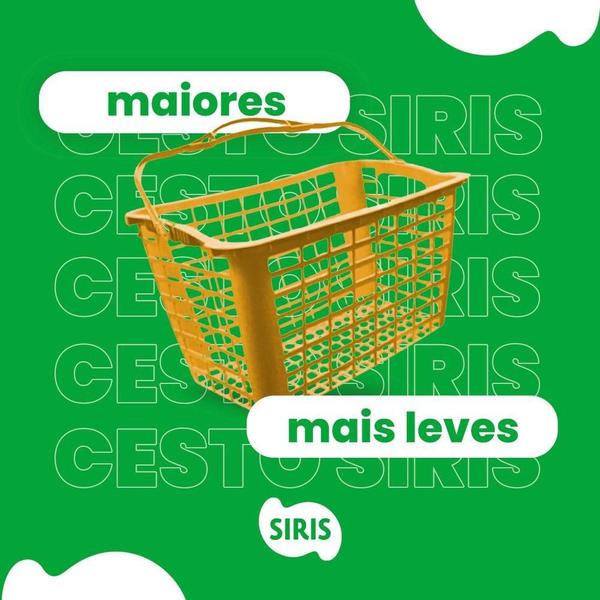 Imagem de Carrinho De Supermercado 2 Cestos 25 Litros Siris