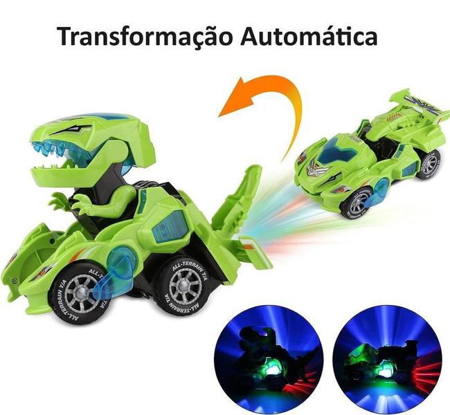 Imagem de Carrinho Deform Dinosaur: Transformação e Ação Autônoma