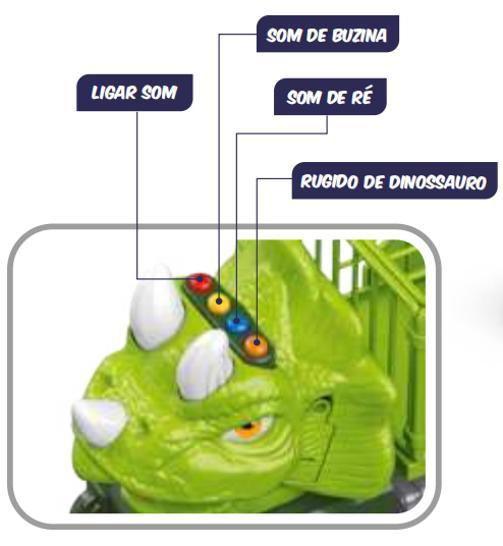 Imagem de Carrinho Dinotruck Fricção Tiranossauro/Triceratops 1:16